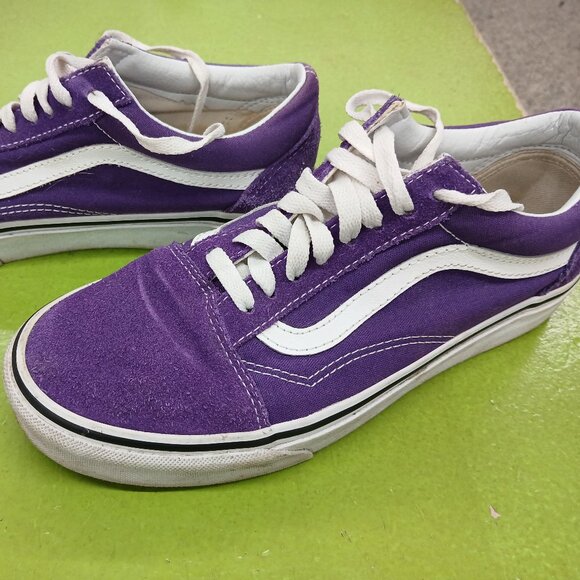 Vans Old Skool Color Theory Purple Magic Sneakers Low-Top Shoes - Picture 1 of 7